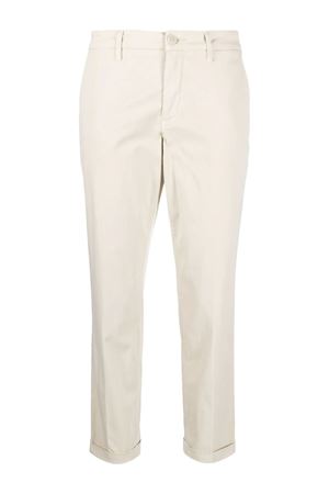 Light beige cotton trousers FAY | NTW8048530TWBTB015