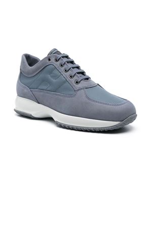 blue leather sneakers HOGAN | HXM00N00E10T1WU814