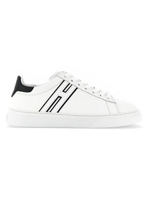 Sneakers H365 Hogan bianco in pelle HOGAN | HXM3650J310Q440001