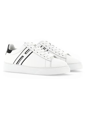 Sneakers H365 Hogan bianco in pelle HOGAN | HXM3650J310Q440001