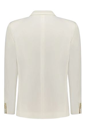 Cream white virgin wool blend jacket LANEUS | S4LAMABL006013