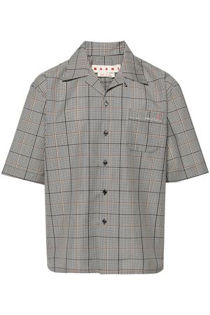 Gingham-check button-up shirt MARNI | CUMU0213S4UTWA18CHB99