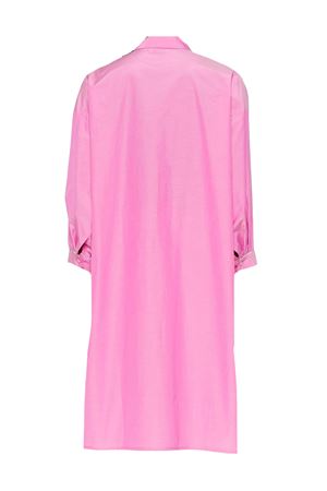 Pink cotton blend shirt dress PESERICO | S0629302769798