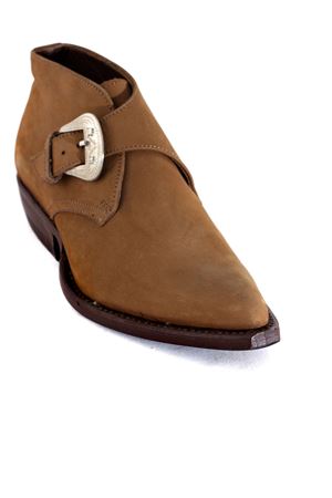 Brown suede ankle boot SONORA | 434076480962CUOIO