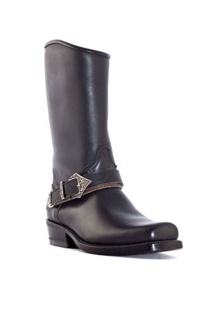 Black leather boot SONORA | PF593374358NERO
