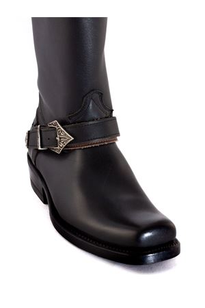 Black leather boot SONORA | PF593374358NERO