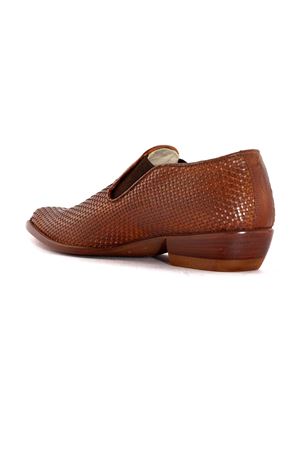 Brown Woven Leather Slip-On SONORA | PF6294FBE89MARRONE