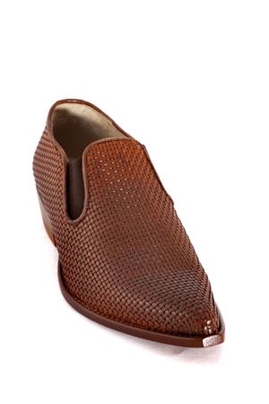 Brown Woven Leather Slip-On SONORA | PF6294FBE89MARRONE