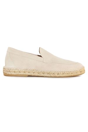 Mocassino in suede bianco sporco ABARCA | MOCASINLISONUVOLA