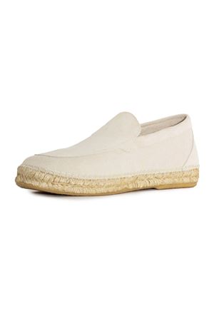 Mocassino in suede bianco sporco ABARCA | MOCASINLISONUVOLA