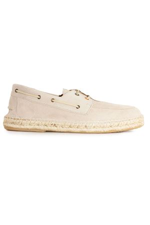 Mocassino Nautico in suede beige ABARCA | NAUTICOGREIGE