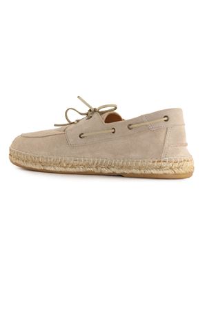 Mocassino Nautico in suede beige ABARCA | NAUTICOGREIGE