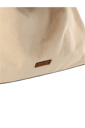 Borsa Langano in cotone beige chiaro AFAR | LANGANOSTONE