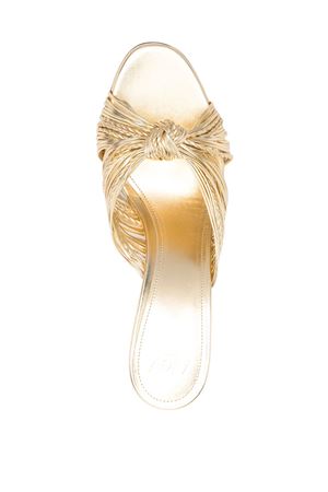 Gold-tone leather mules ALEVI | L25SC015O1204200GOLD