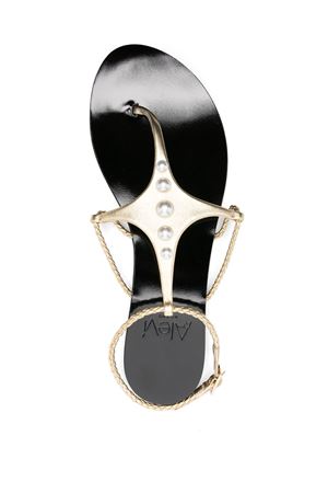 Gold-tone bead-detail sandals ALEVI | L25SD002A1204200GOLD