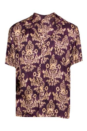 Camicia in viscosa a fantasia barocco AMARANTO | B6D0006BAROQUE