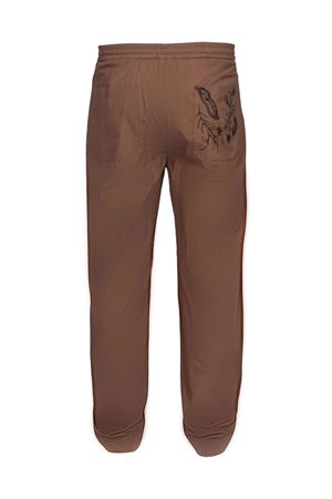 Pantalone in cotone marrone AMARANTO | B6D0015MARRONE