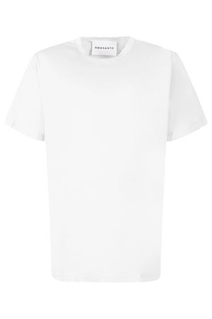 T-shirt in cotone bianco AMARANTO | B6D0055BIANCO