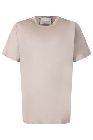 T-shirt in cotone beige AMARANTO | B6D0055CORDA