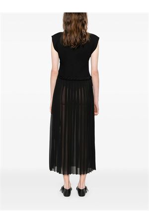 Black midi dress AMI | FDR353WV0045045
