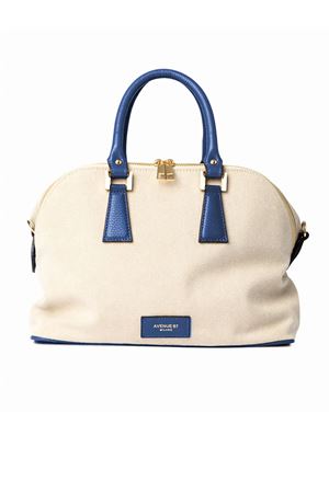 Borsa Fandango Xs Canvas Beige E Blu AVENUE67 | FANDANGOXS002