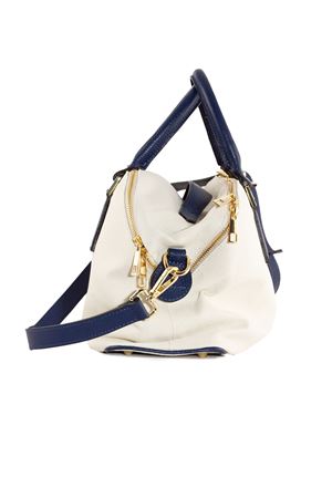 Borsa Fandango Xs Canvas Beige E Blu AVENUE67 | FANDANGOXS002