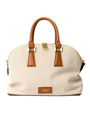 Borsa Fandango Xs Canvas Beige E Marrone AVENUE67 | FANDANGOXS009