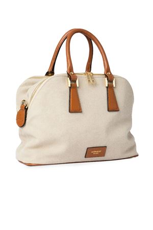 Borsa Fandango Xs Canvas Beige E Marrone AVENUE67 | FANDANGOXS009