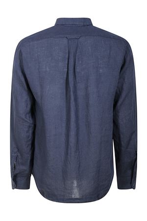Camicia Pavan in lino blu navy BARENA | CAU50713144170