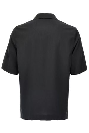 Camicia Atila Tropical in lana vergine grigio scuro BARENA | OSU50620478580