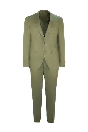 Abito in lino verde CANALI | AE055391922591801