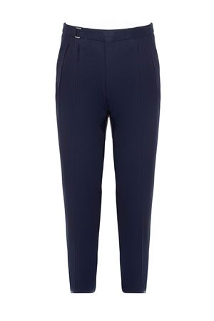 Pantalone con pinces in lana blu CANALI | AR05002U3202302