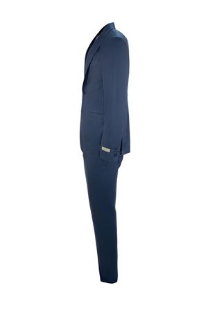 Abito in misto cotone blu CANALI | AT005532547853302