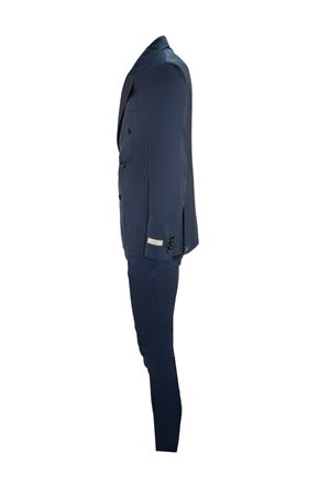 Abito in lana blu CANALI | AV043381922591301