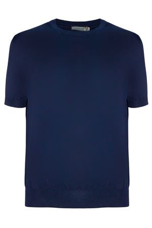 Maglia in cotone blu CANALI | MK00145C0719300