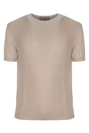 Maglia in misto cotone beige CANALI | MK02267C1079701