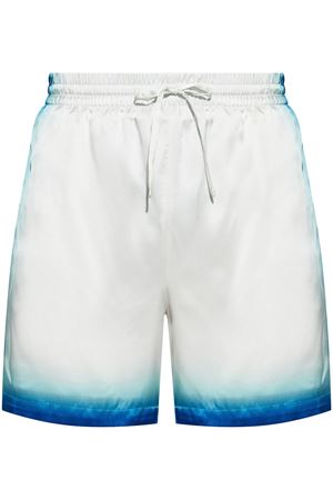 Shorts in seta bianco CASABLANCA | MS25TR01203.