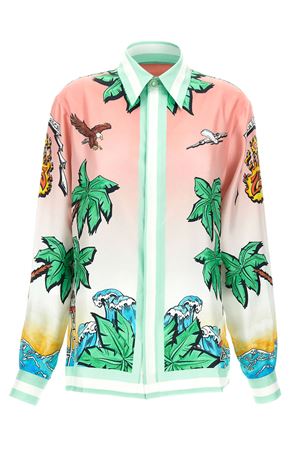 Camicia in pura seta multicolore CASABLANCA | UWS25SH02102.
