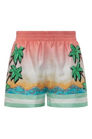Peach pink Tennis Club shorts CASABLANCA | WS25TR10403.