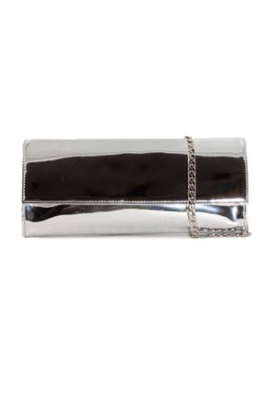 Clutch in pelle specchiata argento CASTAGNA | CLUTCHARGENTO