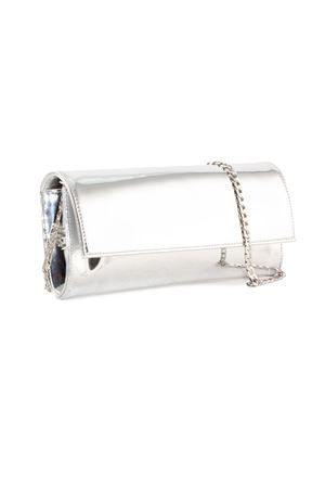 Clutch in pelle specchiata argento CASTAGNA | CLUTCHARGENTO