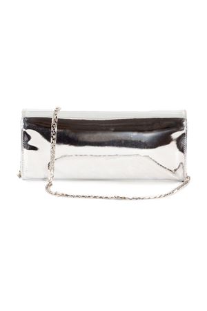 Clutch in pelle specchiata argento CASTAGNA | CLUTCHARGENTO