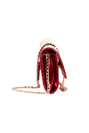 Clutch in pelle specchiata rosso ciliegia CASTAGNA | CLUTCHCILIEGIA