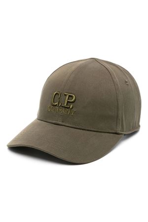 Cappello da baseball in cotone cachi C.P.COMPANY | 18CMAC282A006288A683