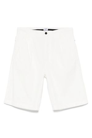White cotton Bermuda shorts C.P.COMPANY | 18CMBE277A110340O103