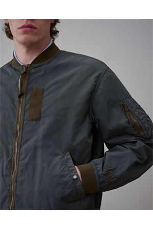 Bomber jacket in Contrast Flatt Nylo C.P.COMPANY | 18CMOW296A005991C935
