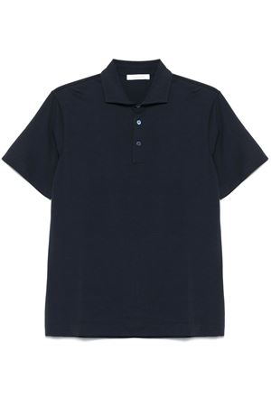 Oxford blue polo shirt CRUCIANI | UC51T01TE01ZPO0210973