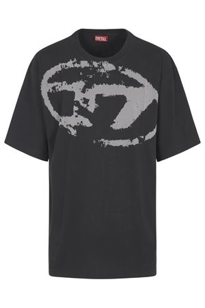 T-Boxt Flocked-Logo T-Shirt DIESEL | A130490DQAU9XX