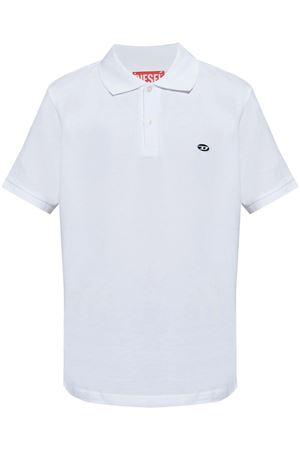 Polo in cotone bianco DIESEL | A150570AIJR100