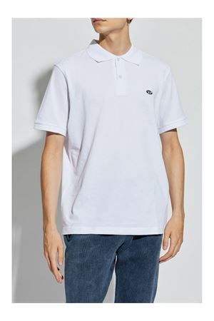 Polo in cotone bianco DIESEL | A150570AIJR100